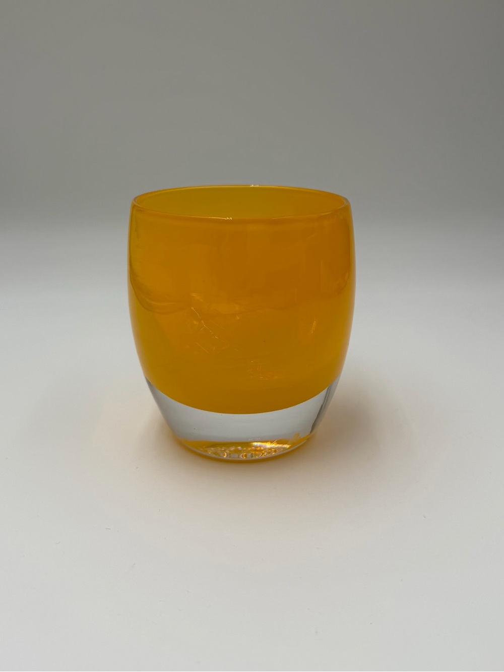 Glassybaby SASSY Sunset Yellow Glass Candle Holder